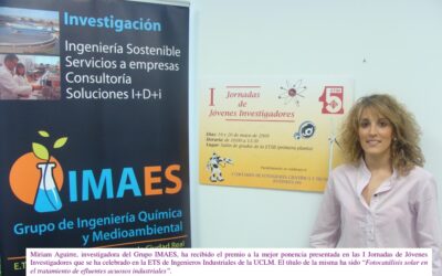 Investigadora del Grupo IMAES premiada