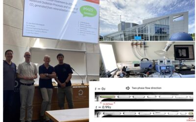 Durante el mes de julio, el profesor Monteagudo, del grupo IMAES, ha realizado una estancia de investigación en la École Polytechnique de la Universidad de Nantes (Francia). En colaboración con el Dr. Dominique TARLET, ha realizado estudios de absorción de CO2 en solución acuosa catalizada con biochar de orujo de aceituna. En la imagen, puede verse el laboratorio LTeN en Nantes (https://lten.cnrs.fr/). Por otro lado, ha dado una conferencia sobre la captura de CO2 generado en la degradación de aguas residuales urbanas utilizando membranas y biochar.